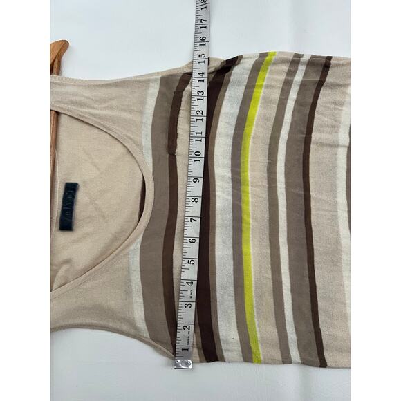 Velvet by Graham and Spencer striped knit tank size Medium lightweight boho - Picture 5 of 6